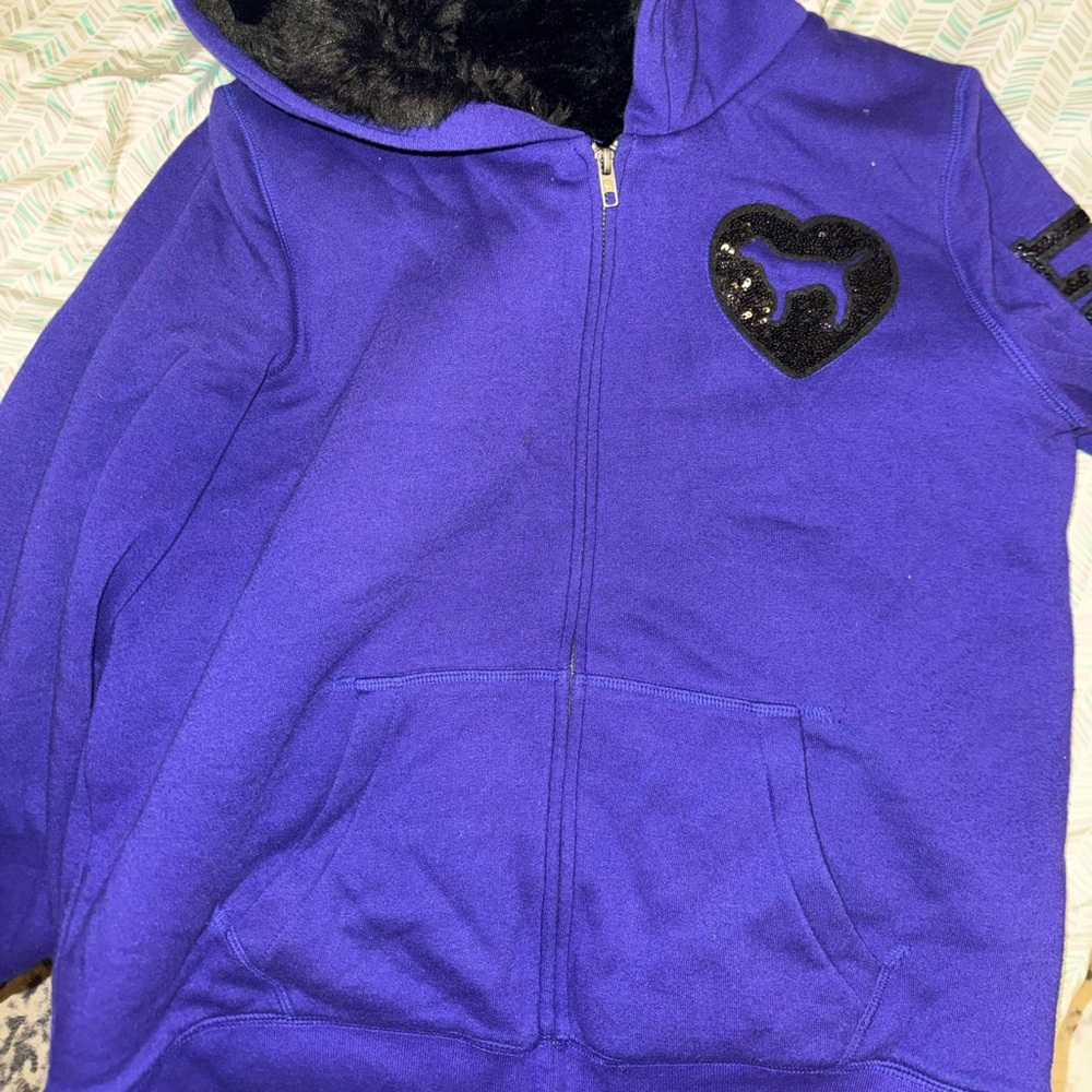 NWOT VS Pink Zip Hoodie
